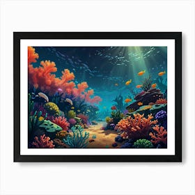 Coral Reef 9 Art Print