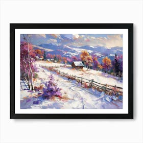 Winter Landscape 18 Art Print