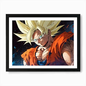 Dragon Ball Z Wallpaper 51 Art Print