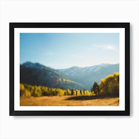 Autumn Mountains Art Print