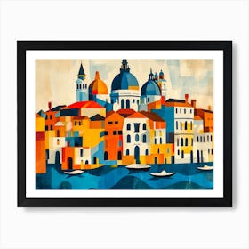 Venice Skyline Art Print