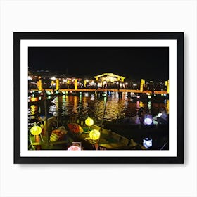 Night Market In Hoi An Art Print