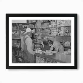 Untitled Photo, Possibly Related To Country Store, Wagoner County, Oklahoma By Russell Lee Art Print