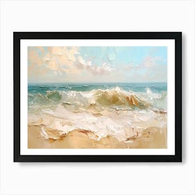 Coastal Impression Dynamic Waves 3 Art Print