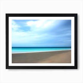 Blurred Beach Art Print