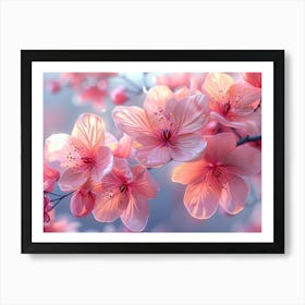 Cherry Blossoms Wallpaper 1 Art Print