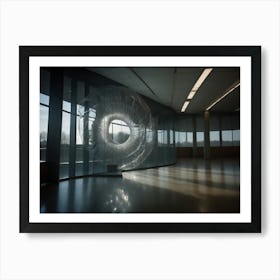 Circle In Space Art Print