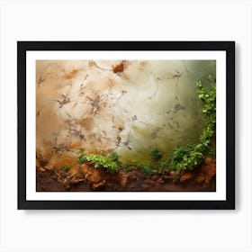 Moss And Plants Art Print