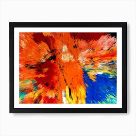 Acrylic Extruded Painting 233 Art Print