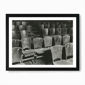 Row Of Chairs Art Print