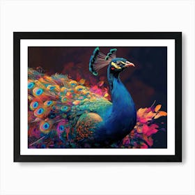 Peacock 37 Art Print