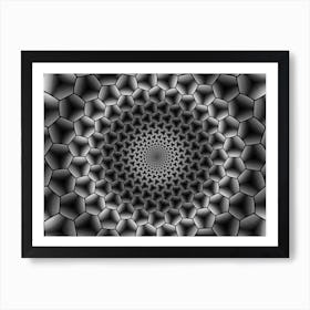 Pattern Abstract Graphic District Art Print