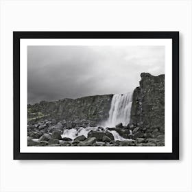 Öxararfoss Art Print