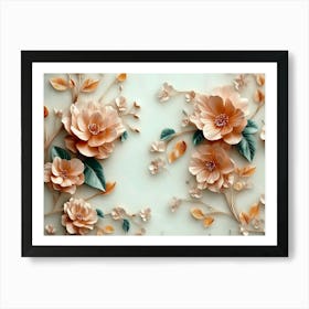 Paper Flowers 21 Art Print