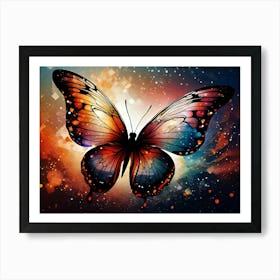 Butterfly In Space 2 Poster