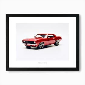 Toy Car 69 Camaro Red Poster Art Print