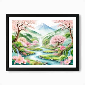 Sakura Blossoms 5 Art Print