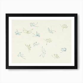 Japanese Butterfly, Cho Senshu (2) Art Print