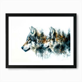 Wolf Mission - Wolf Portrait Art Print