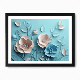 Paper Flowers 97 Art Print