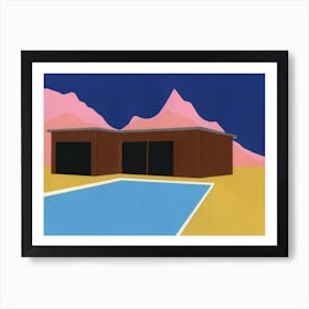 California Summer House Art Print