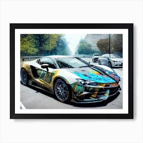 Car Painting 27 Art Print