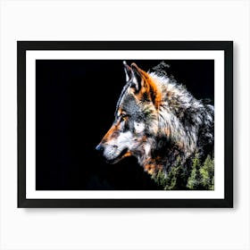 Wolf Dog Breeds - Wolf Forest Art Print