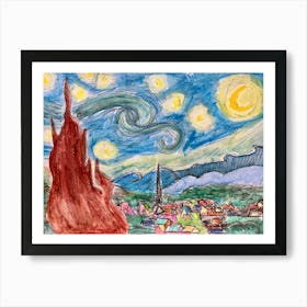 The Starry Night 2  Art Print