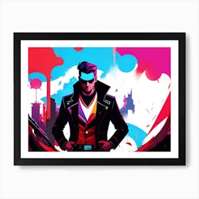 Man In A Suit 3 Art Print