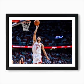 Court Arena Sport Basketball Professional Game Net Ball Point Action Background Man Prof (14) Poster