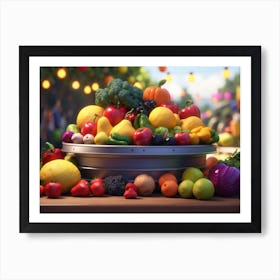 Fruit Bowl 6 Art Print