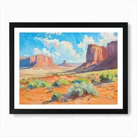 Western Landscapes Monument Valley 4 Art Print