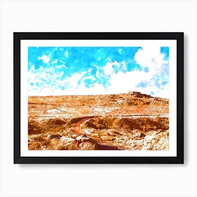 Dartmoor Tor Art Print