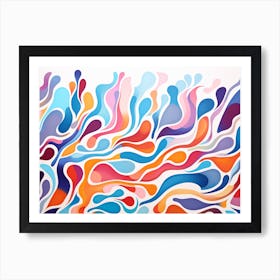 Abstract Background Art Print