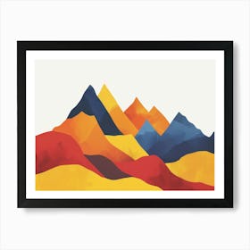 Mountain Landscape 11 Art Print