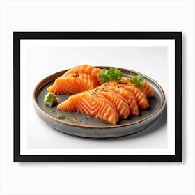 Salmon On A Plate 5 Poster