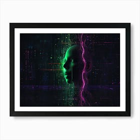 Algorithmic Dreams Unleashed Art Print