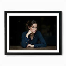 Portrait Of A Young Woman 28 Art Print