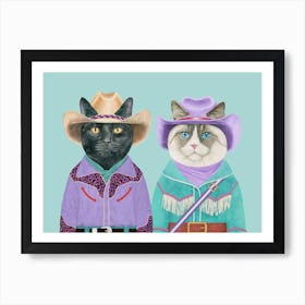 Cowboy Cats 8 Poster