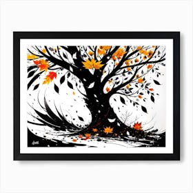 Autumn Tree 4 Art Print