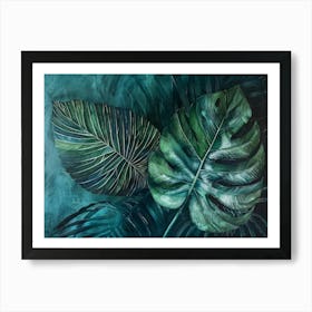 Tropical Leaves 129 Art Print