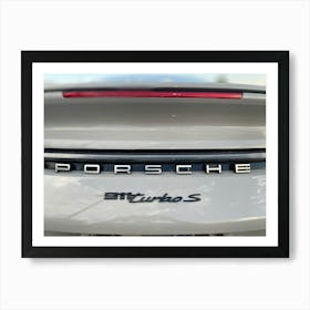 Porsche 911 Turbo Art Print