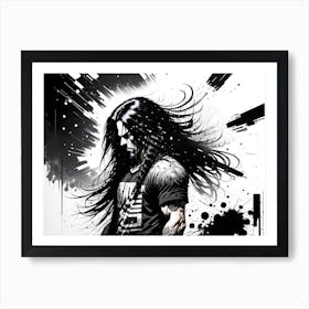 Splatter Painting 18 Art Print