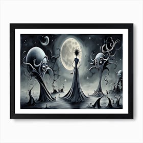 Bathed in Moonlight Poster