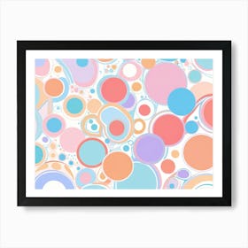 Abstract Circles 10 Art Print