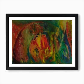 Living Room Abstract Wall Art  Art Print