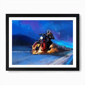 Night Rider Art Print