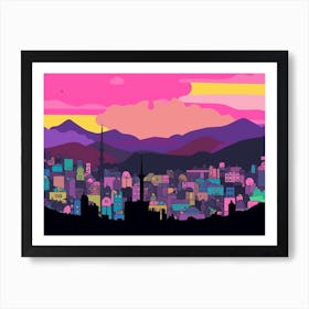 Sarajevo Skyline Art Print