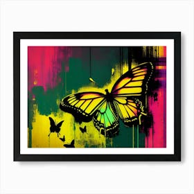 Butterfly Painting 119 Art Print