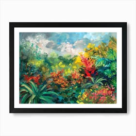 Tropical Garden 32 Art Print